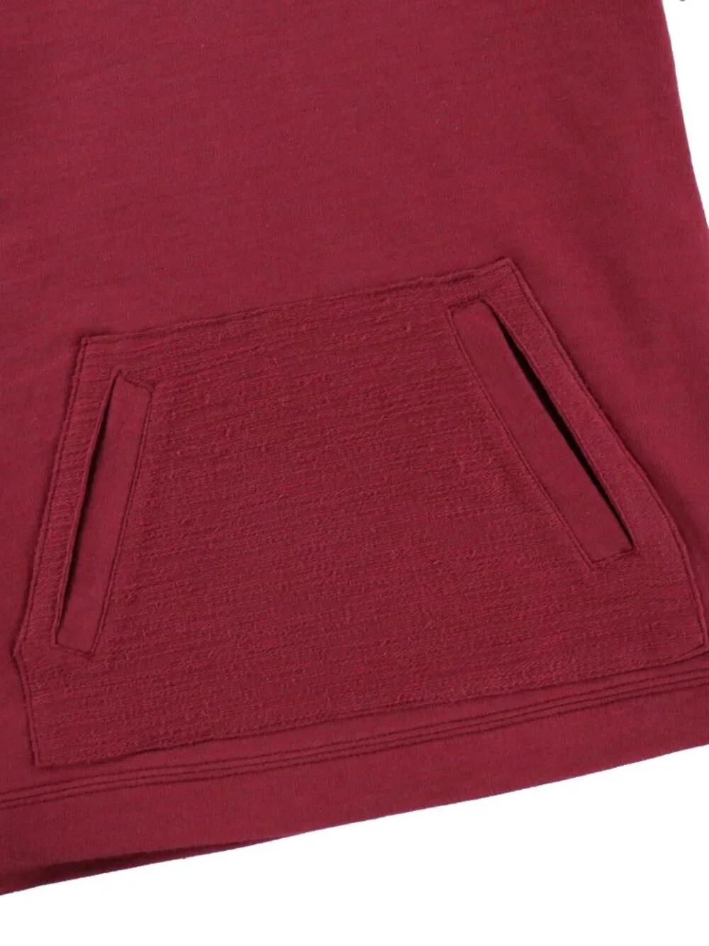 Boys' Red Short Sleeve Hoodie Tee Kangaroo Pocket Size XL